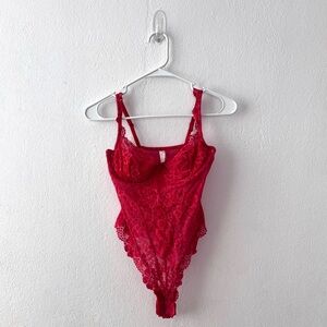 Victoria’s Secret Dark Pink lace lingerie